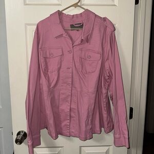 Torrid Pink Jean Jacket